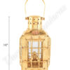 Ship Lantern - Brass Chiefs Oil Lamp - 10"