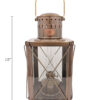 Cargo Lantern - Antique Brass Oil Lamp 15"