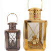 Cargo Lantern - Brass Oil Lamp 15"