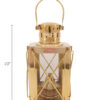 Cargo Lantern - Brass Oil Lamp 10"