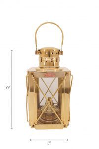 Cargo Lantern - Brass Oil Lamp 10u0022