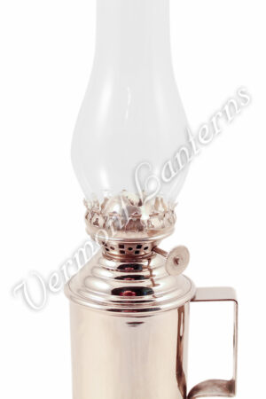 Chrome Nickel Plated Brass Tavern Mug Lamp - 9.5"
