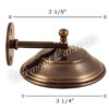 Wall Oil Lamp Smoke Bell - 230A/98720A
