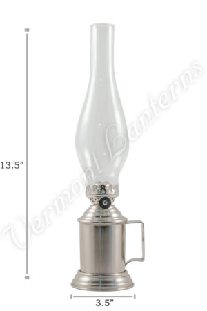 Oil Lanterns - Pewter Tavern Mug Lamp - 13.5"