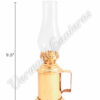 Oil Lanterns - Brass Tavern Mug Lamp - 9.5"