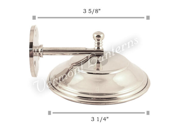 Wall Oil Lamp Smoke Bell Nickel - 230/98720