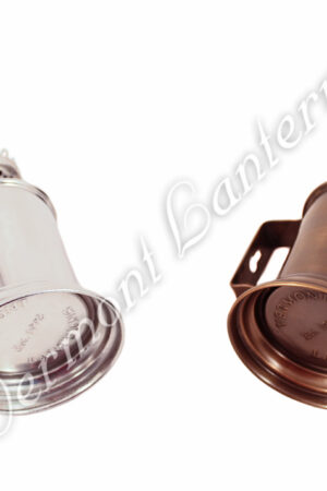 Chrome Nickel Plated Brass Tavern Mug Lamp - 13.5"