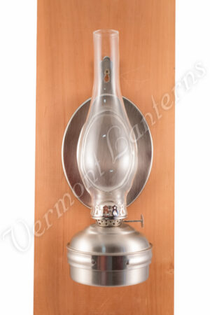 Oil Lamps - Pewter "Dorset" Wall Lamp 12"