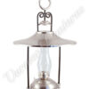 Hanging Oil Lamps - Pewter "Dorset" 14" w/shade