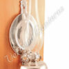 Chrome Oil Lamps - Nickel "Dorset" Wall Lamp 12"