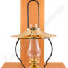 "Mansfield" Saloon Hanging Lamp - Brass 21" w/shade