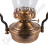"Mansfield" Saloon Hanging Lamp - Antique Brass 21" w/shade