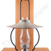 "Mansfield" Saloon Hanging Lamp - Pewter 21" w/shade