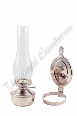 Wall Lantern - Large Chrome Nickel "Mansfield" 14"