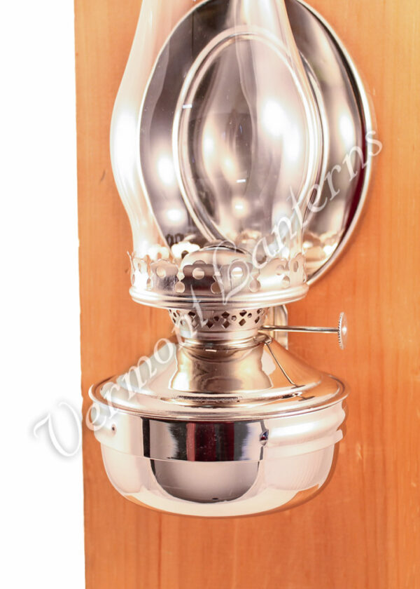 Wall Lantern - Large Chrome Nickel "Mansfield" 14"