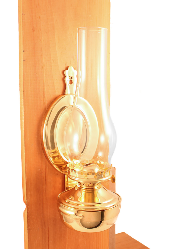 Brass Wall Oil Lamp
