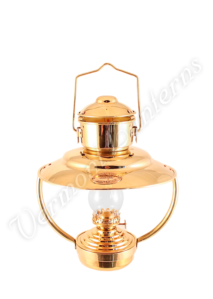 Electric Lantern - Ship Lantern Brass Chiefs Lamp - 10