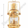 Ships Lanterns - Brass Anchor Lamp - 10"