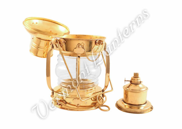 Ships Lanterns - Brass Anchor Lamp - 12"