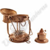 Ships Lanterns - Antique Brass Anchor Lamp - 12"