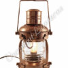 Electric Lantern - Ships Lanterns Antique Brass Anchor Lamp - 12"