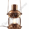 Electric Lantern - Ships Lanterns Antique Brass Anchor Lamp - 15.5"