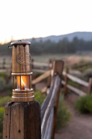 Antique Brass Miners Lamp Vermont Lanterns