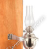 Yacht Lamp - Gimbaled Nickel with Smoke Bell - 12"