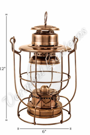 Railroad Lanterns Antique Brass 12" - Train Lamp