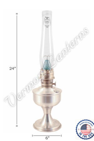 Aladdin Aluminum Table Oil Lamp - 24"