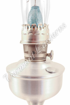 Aladdin Aluminum Table Oil Lamp - 24"