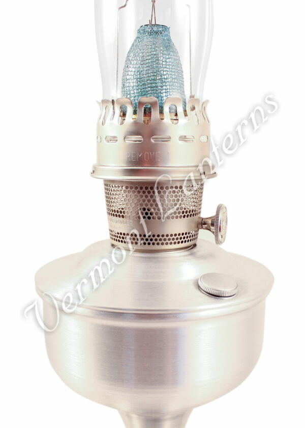 Aladdin Aluminum Table Oil Lamp - 24"