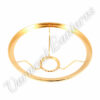 Aladdin Lincoln Drape Oil Lamp - Clear Glass w/Opal Shade 24"