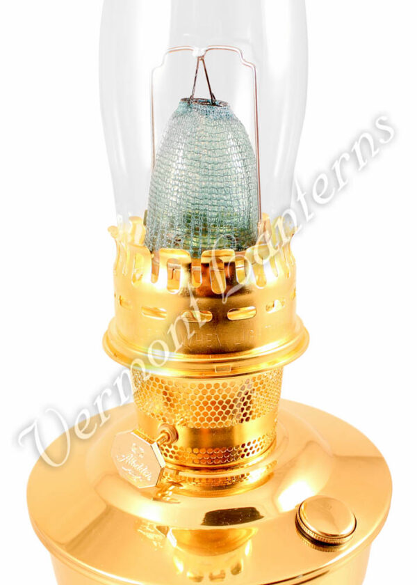 Aladdin Brass Heritage Oil Lamp w/Opal Shade - 24"