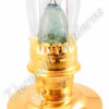 Aladdin Brass Heritage Oil Lamp w/Green Shade - 24"