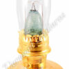 Aladdin Lincoln Drape Oil Lamp - Clear Glass 24"