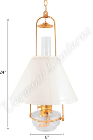 Aladdin Regency Hanging Lamp with Shade