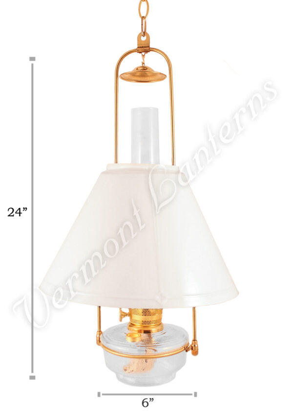 Aladdin Regency Hanging Lamp with Shade