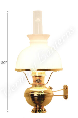 Aladdin Deluxe Brass Wall Lamp with Shade