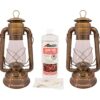 Antique Brass Hurricane Lantern Kit