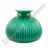 10" Green Ribbed Glass Shade #N301
