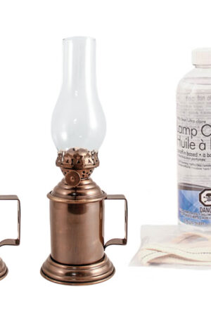 Oil Lanterns Gift Set - 4 Antique