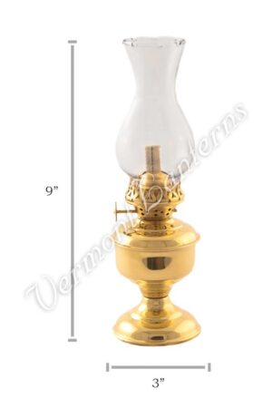 Oil Lamp Chimney #1 Crimped Top - 1 5/8" x 5"