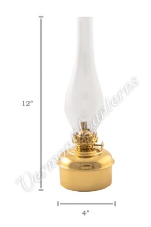 Oil Lamps Brass "Dorset" Table Lamp - 12"