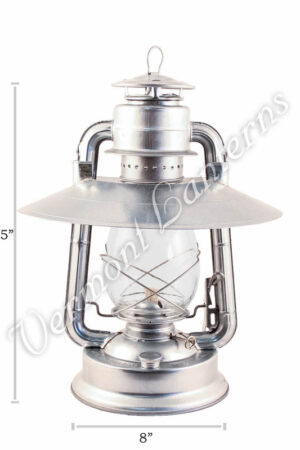 Hurricane Lanterns - Galvanized w/ Hooded Reflector - 15"