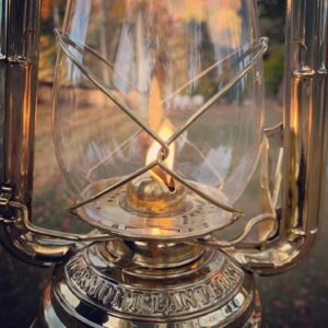 Brass Hurricane Lantern