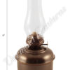 Oil Lamps - Antique Brass "Dorset" Table Lamp - 8"