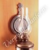 Oil Lamps - Antique Brass Mini Wall Lamp 6.5"