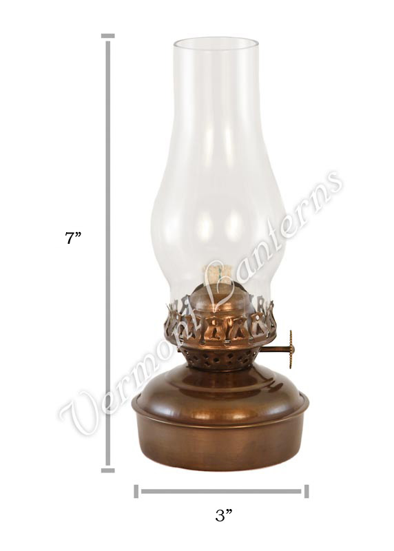 Oil Lanterns - Antique Brass Mini XL 7"