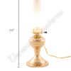 Oil Lamp Chimney #4 Frosted Glass 3" x 10"